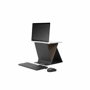 HP adjustable convertible laptop stand for ergonomic setup